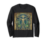 Leonardo da Vinci Themed Long Sleeve T-Shirt