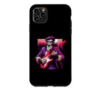 Leonardo da Vinci Werewolf Playing Guitar Full Moon Music Case for iPhone 11 Pro Max