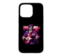 Leonardo da Vinci Werewolf Playing Guitar Full Moon Music Case for iPhone 15 Pro Max