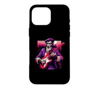 Leonardo da Vinci Werewolf Playing Guitar Full Moon Music Case for iPhone 16 Pro Max