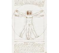 Leonardo da Vinci's Vitruvian Man (circa 1492) Notebook Journal: Famous Paintings Series Notebooks