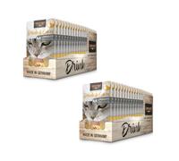 Leonardo Drink & Care Chicken | Double Pack | 2 x 20 x 40 g | Complementary feed for adult cats from one year | For cats who are less thirsty