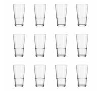 Leonardo Event Stapelbecher 12er Set Longdrink Glass Trinkling Glass Wassergl...