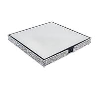 Leonardo Giftware' LP48779 Multicrystal Square Placemats | For Adults | Silver Accessory
