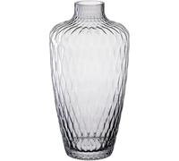 Leonardo Home Giulia Vase • 1 Piece • Flower Vase Made of Grey Glass • Diameter 5.2 cm • Stylish Vase with Tactile Look • Glass Vase for Creative Bouquets • Timeless Design • Height 28 cm • Grey