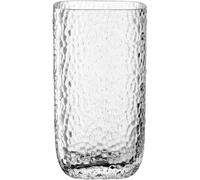 Leonardo Home Martello Vase • 1 Piece • Glass Vase with Textured Surface • Modern Design with Timeless Elegance • Transparent Flower Vase • Ideal for Bouquets • Height 19 cm • Clear • 047096
