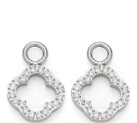 Leonardo Jewels Beauty's Norma 023529 1 Pair of Charms Pendants Stainless Steel Silver-Coloured Suitable for Hoop Earrings Jewellery Gift for Women, Eine Größe, Stainless Steel, No Gemstone