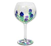 Leonardo JNS_470606 Hand Painted Meadow Flowers Lynsey Johnstone Balloon Gin Glass Gift Boxed