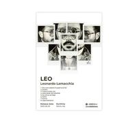 Leonardo Lamacchia Art Poster Music Album LEO Cover Tracklist Stylish Singer Fans Gift Room Decor Canvas Poster Wall Art Decor Print Picture Paintings for Living Room Bedroom Decoration 16x24inch(40x6