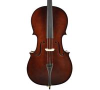 Leonardo LC-2044 4/4 cello with bow and carrying bag