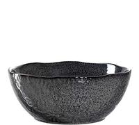 Leonardo Matera 018584 Ceramic Bowl Dishwasher Safe Salad Bowl 1 Round Stoneware Grey Diameter 23.5 cm 2600 ml