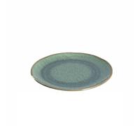 Leonardo Matera 22.5cm Green Rustic Stoneware Side Plate