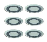 Leonardo Matera Ceramic Plates 23 cm Set of 6 Blue