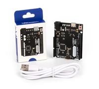 Leonardo R3 Board Atmega32u4 for Arduino, Leonardo Microcontroller Development Board with Type-C USB Cable, DIY Starter Kit, Input Voltage 7-12V, 16MHZ, 20 Digital 1/0 pins Support PWM, SRAM 2.5KB