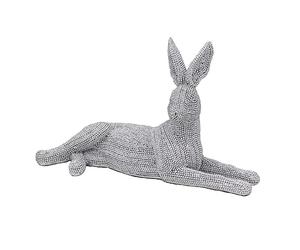 Leonardo Silver Art Hare Laying