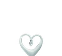 Leonardo Small Red Emizone Heart Shaped Sculpture Handmade Glass 10cm