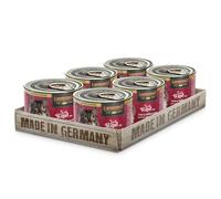 LEONARDO Superior Selection Cat Wet Food, Beef with Wild and Sweet Potato, 6 x 200 g Tub, for Adult Cats, Grain-Free, No Sugar, Made in Germany