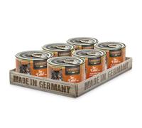 LEONARDO Superior Selection Cat Wet Food, Duck with Chicken and Carrots, 6 x 200 g Tub, for Adult Cats, Grain-Free, No Sugar, Made in Germany
