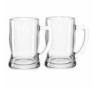 Leonardo Taverna Bierseidel 2er Set Bierkrug Krug Beer Glass Humpen Glass 500 ml