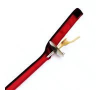 LEONARK 2 Pack Fencing Sword Blade Bag for Foil Epee and Saber - Blade Sleeve Cover Case for Fencing Weapons (Red)