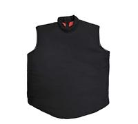 LEONARK Fencing Coach Vest - Professional Fencing Protective Suit - Cattlehide Leather/Canvas Fencing Training Clothes - Sleeveless/Sleeved Jacket for both Adult and Child (Canvas Sleeveless, L)