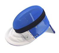 LEONARK Fencing Epee Mask CE 350N Certified National Grade Masque - Fencing Protective Gear (Blue, XS)