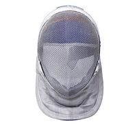 LEONARK Fencing Saber Mask CE 350N Certified National Grade Masque (Grey Detachable, L)
