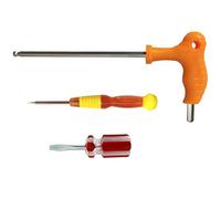 LEONARK Fencing Screwdriver Set - 3 Pieces with 1.5mm Magnetic Point Screwdriver, 6mm Hex Ball & Slotted Screwdrivers, Essential Tools for Epee, Foil, Saber Assembly, Dismantling & Repair