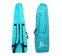 LEONARK Fencing Storage Bag for Epee Saber and Foil Equipment - Portable Backpack for Fencing Sword Suit and Mask (Lake Blue)