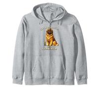 Leonberger Funny Giant Dog Not a Bear Not a Lion Zip Hoodie