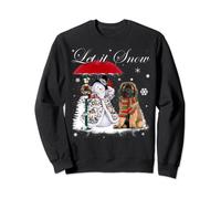 Leonberger Santa Dog Christmas Snowman Xmas Pajama Sweatshirt