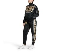 LEONE 1947 AB300W Premium Poly Fleece Tracksuit Set, Black XL