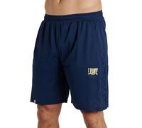 Leone 1947 ABX726 Men's Sports Shorts DNA - Gym Training Shorts, Fitness, Combat Sports Blue/L