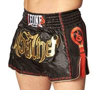 LEONE 1947, Bangkok Kick-thai Shorts, Unisex Adult, Black, XS, AB754