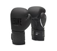LEONE 1947, Black Edition Boxing Gloves, Unisex Adult, Black, 12 oz, GN059