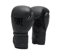 LEONE 1947, Black Edition Boxing Gloves, Unisex Adult, Black, 16 oz, GN059