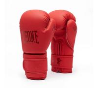 LEONE 1947 BLACK&WHITE BOXING GLOVES red 10 - GN059
