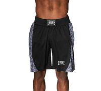 LEONE 1947 Mens Boxing Shorts, Black, M UK