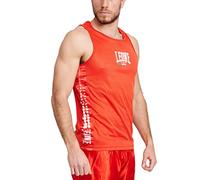 LEONE 1947 Mens Boxing Tank Top, Red, M EU