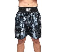 LEONE 1947, Camo Boxing Shorts, Unisex Adult, Grey, XL, AB221