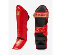 Leone 1947 DNA Gel Shin Guards Red Gold - S