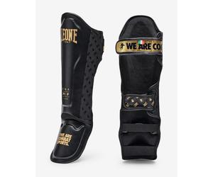 Leone 1947 DNA Gel Shin Pads Black Gold - M