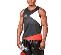 Leone 1947 Fighter Life Men's Boxing Tank Top, Mens, AB210, Black, XX-Large