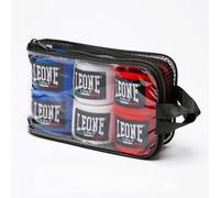 LEONE 1947 Hand Wraps Multipack, Pack x 3-AB705P Unisex-Adult, Red/White/Blue, 250 cm