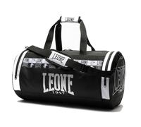 Leone 1947 Iconic Sports Bag Black - Training Bag Gym Bag Sports Bag for Fitness Martial Arts Travel, black, 60cm x 32cm, Sports bag