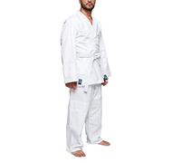 LEONE 1947 No Gender Karateji Training SUIT - AB400, White, 160 Cm EU