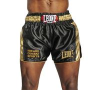 LEONE 1947 KHAO LAK AB876 Muay Thai Kick Boxing Shorts Black