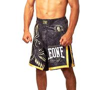 LEONE 1947, Legionarivs II MMA Shorts, Unisex Adult, Black, L, AB790