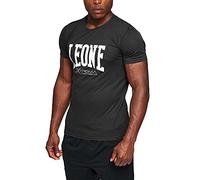 LEONE 1947, Logo T-Shirt, Man, Black, XS, ABX106