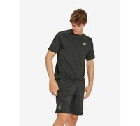 Leone 1947 Melange short sleeve T-shirt pure black - M